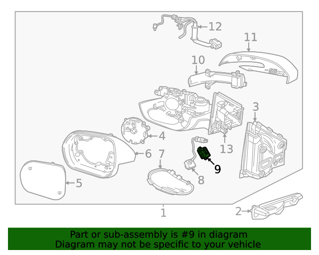 Genuine GM Side Camera Bracket 26471315