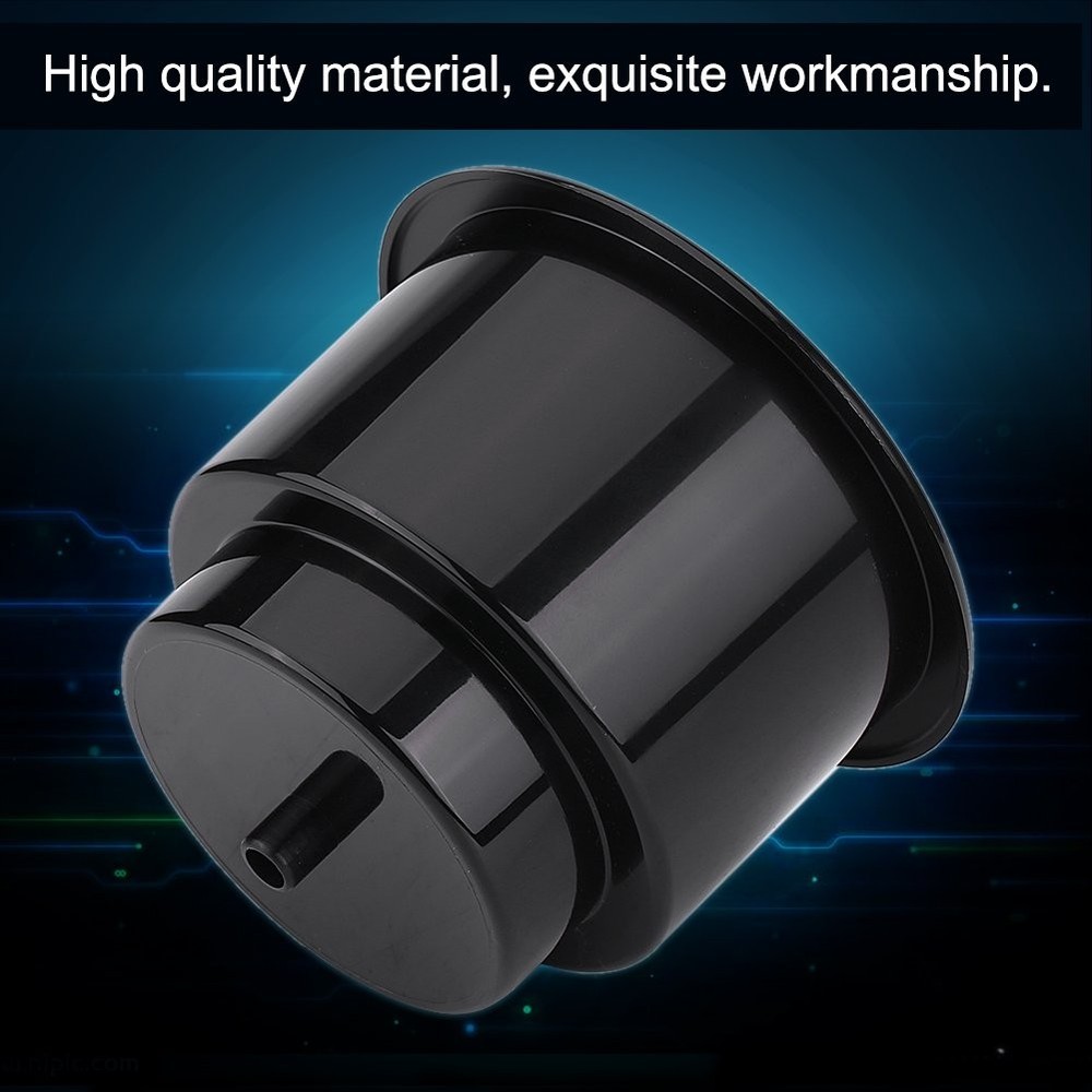 Marine Cup Holder Insert, Plastic Replacement Liner with Drain Hole, Universa...