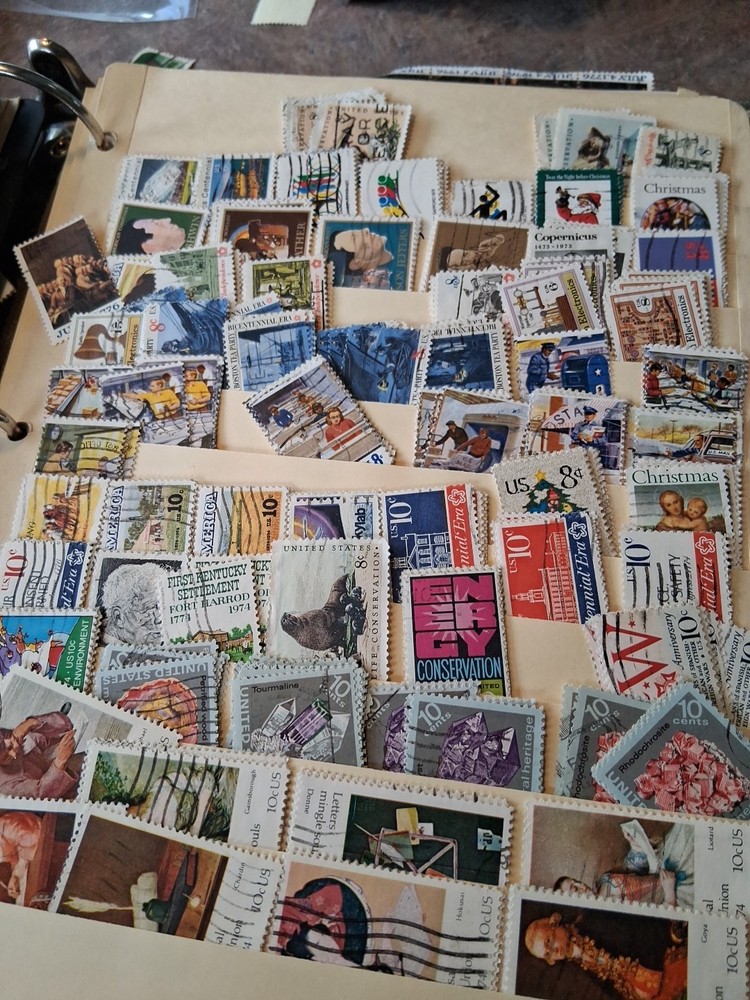 5000 + Stamps Post Marked 1 To 13 Cent