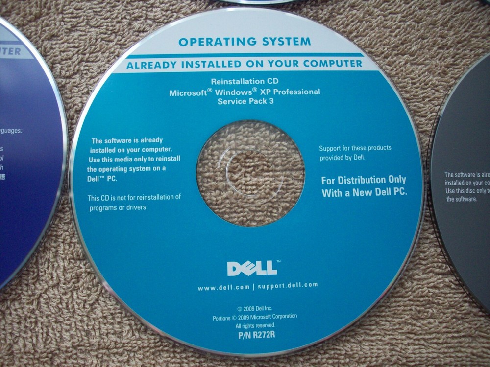 8 Dell Cds Discs For Applications-Drivers & Utilities-Monitors-Operating System