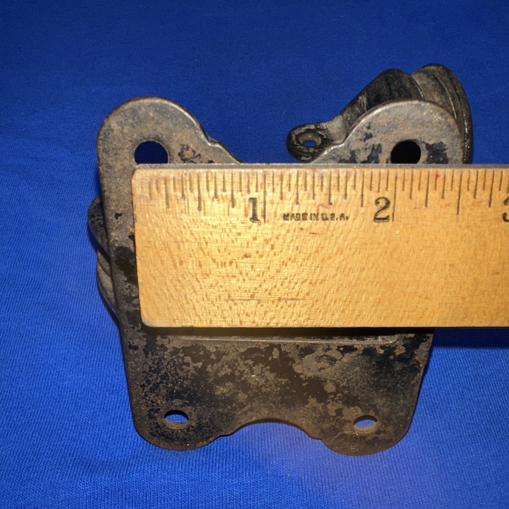 2 Antique window weight sash pulleys, Different Sizes!! Cast Iron