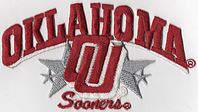 OKLAHOMA SOONERS EMBROIDERED PATCH