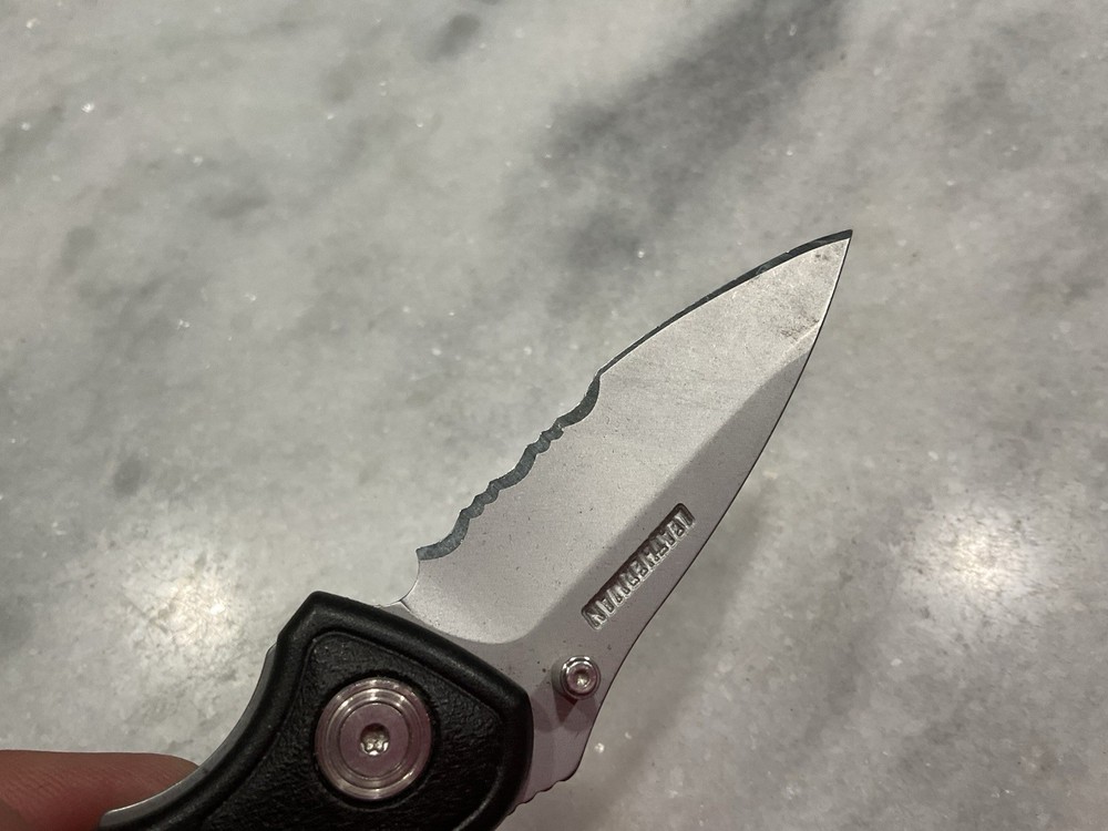 Leatherman Pocket Knife Black Plastic Handle