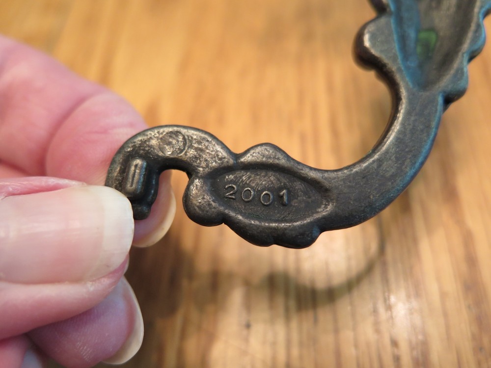 Brass/Dark Tone Drawer Pulls Drop Pulls - Set of 4