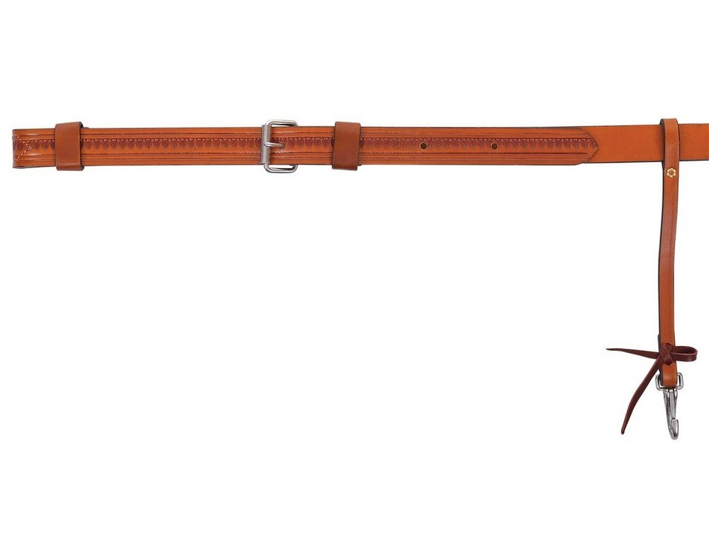 Circle Y Cinch Flank Shell Tooled Single Ply Leather 0811-20