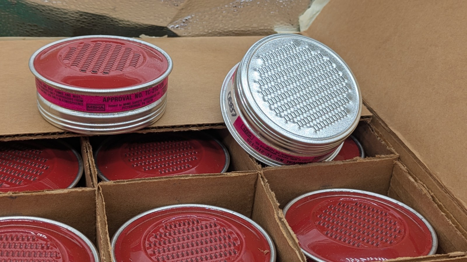 LOT of 10 MSA Comfo Respirator Cartridge Filters Type H 459322  New