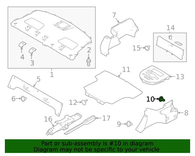 Genuine Nissan Hook 84937-3TA0A
