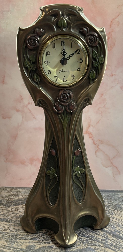 Veronese Design Bronze Clock(tested/works) EUC