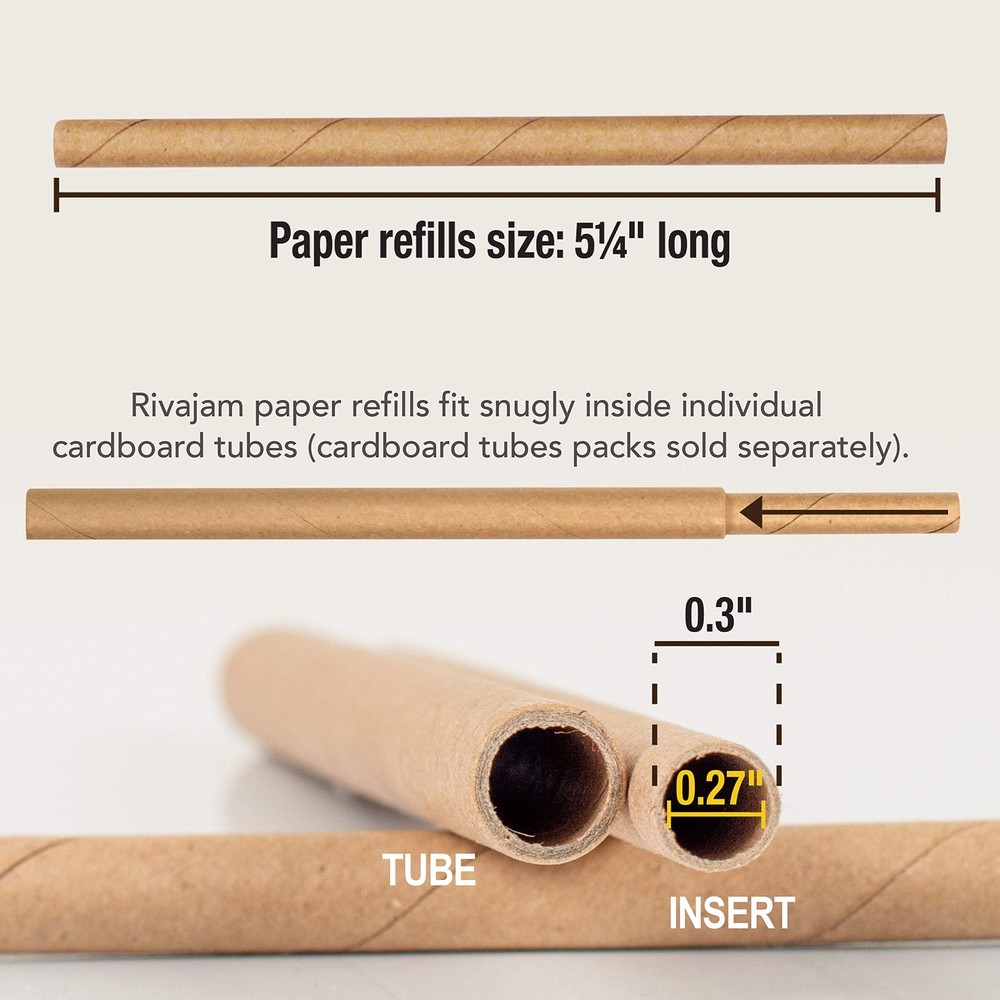 125 Pcs Mason Bee Paper Inserts Beekeeper Cardboard Replacement Inserts