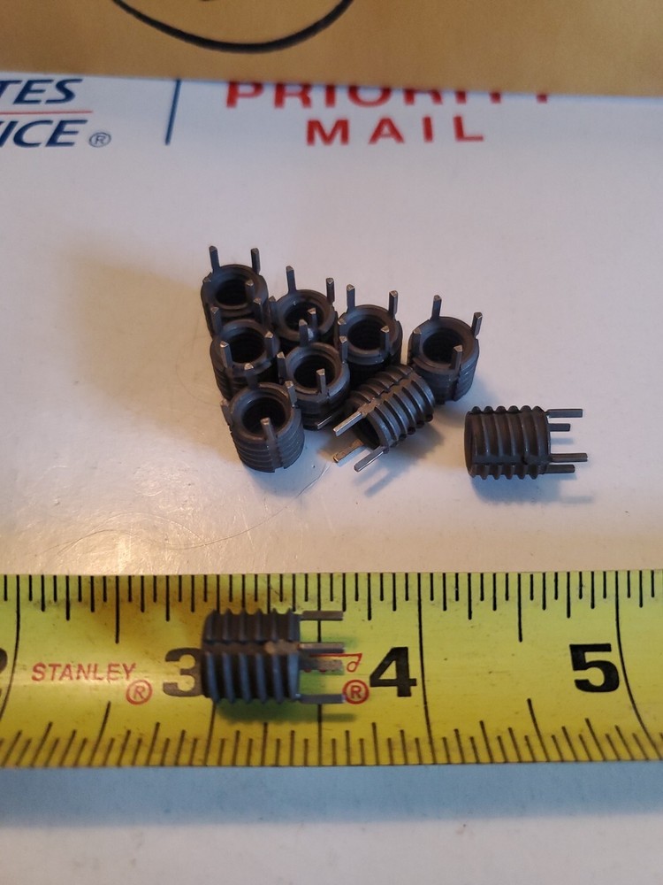 (10) Thread Locking Inserts 5/16-18 Internal Thread, 7/16-14 External Thread,S3