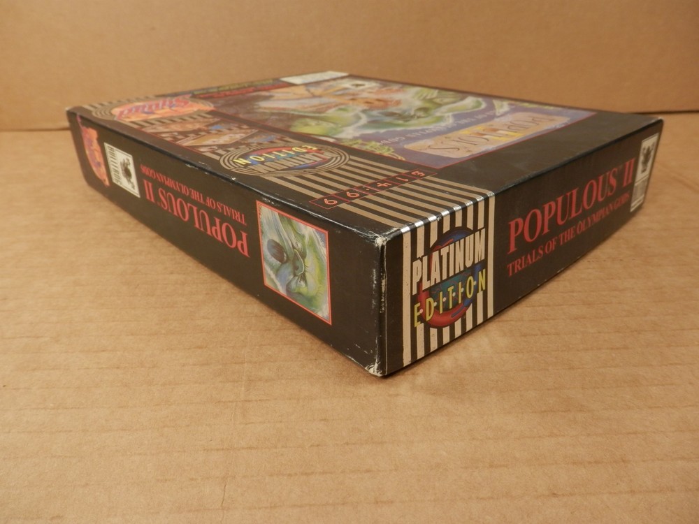 Populous II Commodore Amiga, Box Only