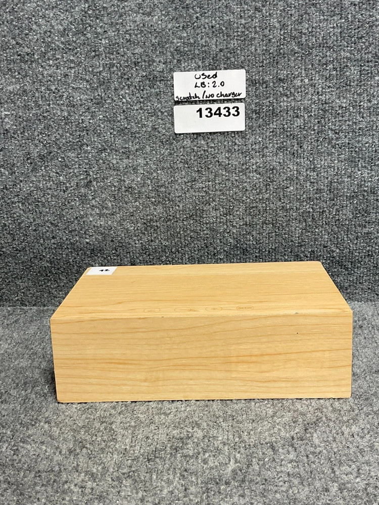 Brown Wooden Bluetooth LED Alarm Clock Speaker Multi-Function Features