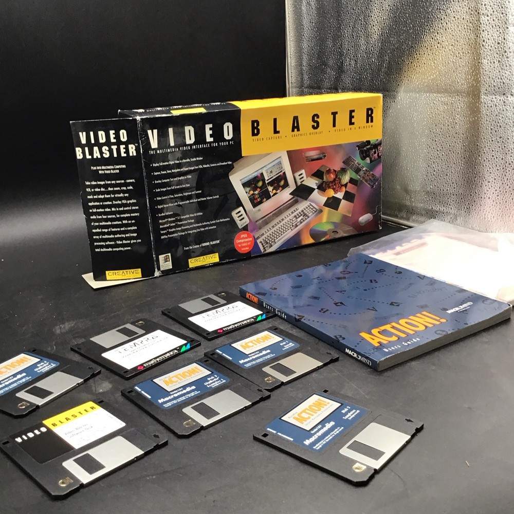 Creative Labs Video Blaster Multimedia Interface For Your PC Windows 3.1