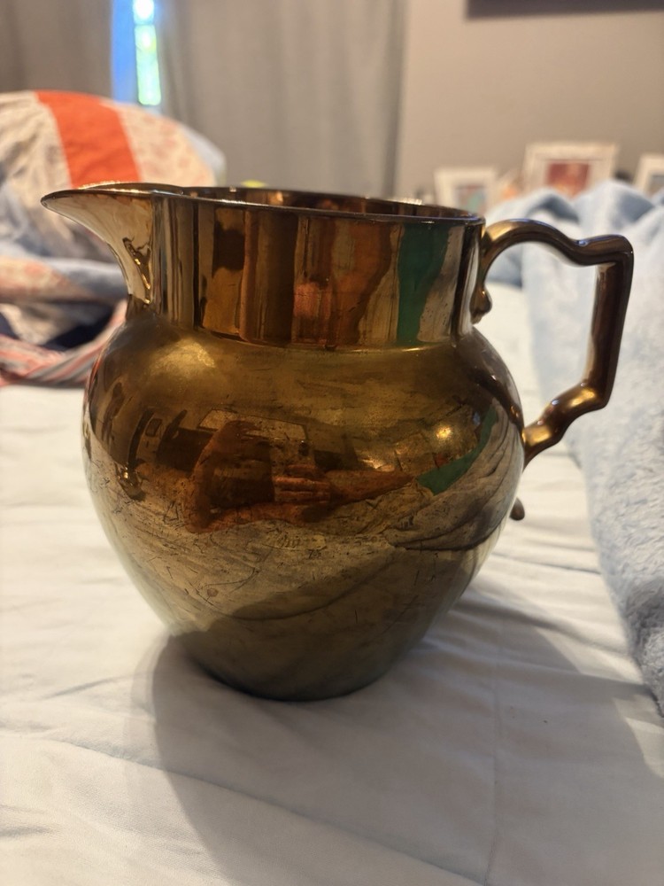 Antique Copper Pitcher