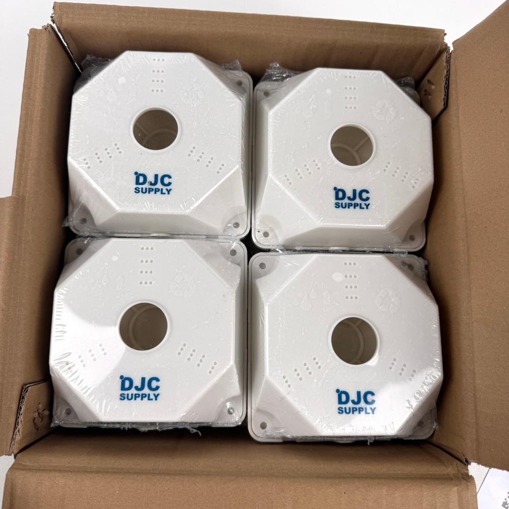 Security Camera Junction Box, Universal IP Camera Mount Bracket Outdoor, 8 Pack