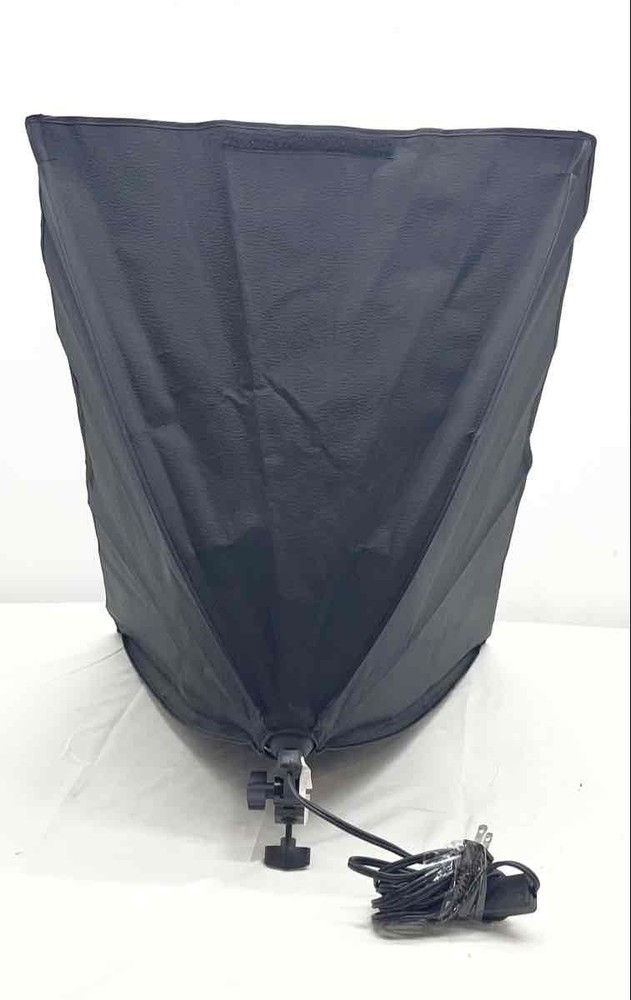Black Silver Portable Studio Lighting Photography Softbox Not Tested