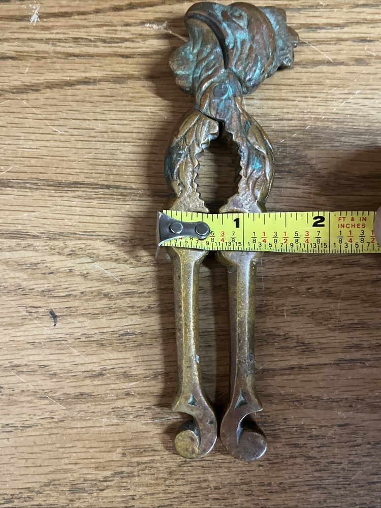 Vintage solid Metal Rooster chicken Nut Cracker, Bottle opener .