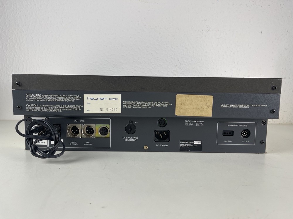 Studer A 176 Tuner (Needs Service) #2