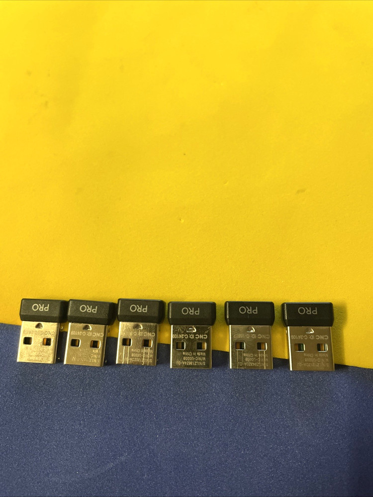 LOT 6X OEM Logitech C-U008 Nano USB PRO Dongles