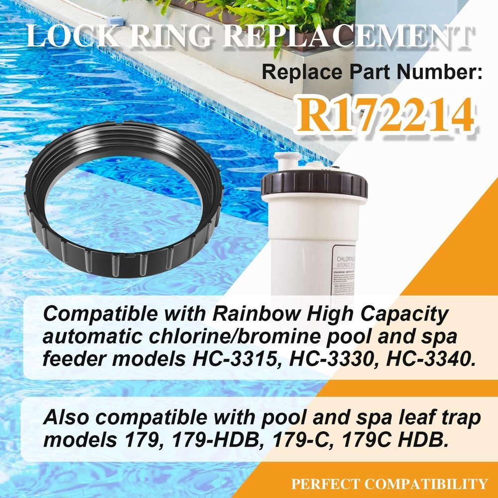 Lock Ring R172214 for Pentair Predator II Mini-Cellular Media Filter & Dynamic