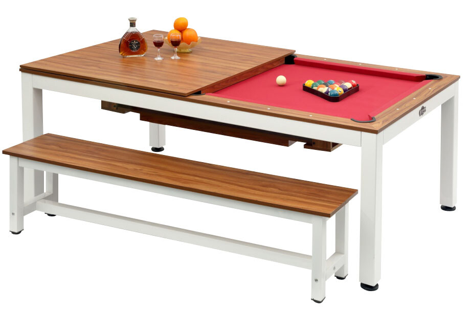 Playcraft Glacier 7' Pool Table with Dining Top