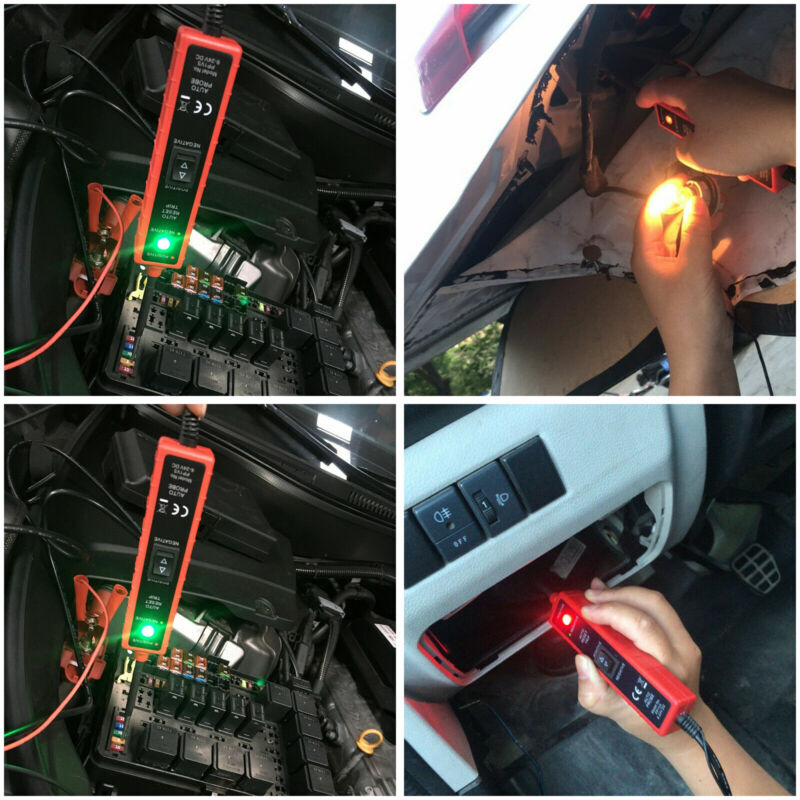 Car Auto 6-24V Power Probe Circuit Digital Electrical Tester Test Device System