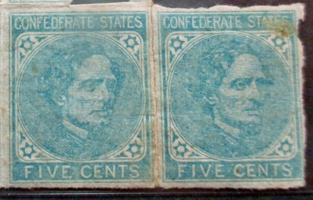 CONFEDERATE STAMPS--4 IN A CORNER BLOCK PLEASE READ IMPORTANT TEXT BELOW