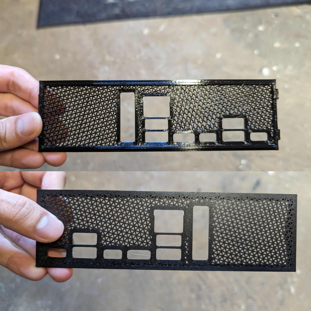 Custom IO Shield [Ventilated Edition], 3D Printed, IO Backplate, I/O Mobo Shield