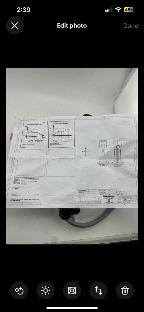 Multi-Axis Controller V85 / B3 Right Hand CAN Bus JS8SAV85B3-XR 2 Axis