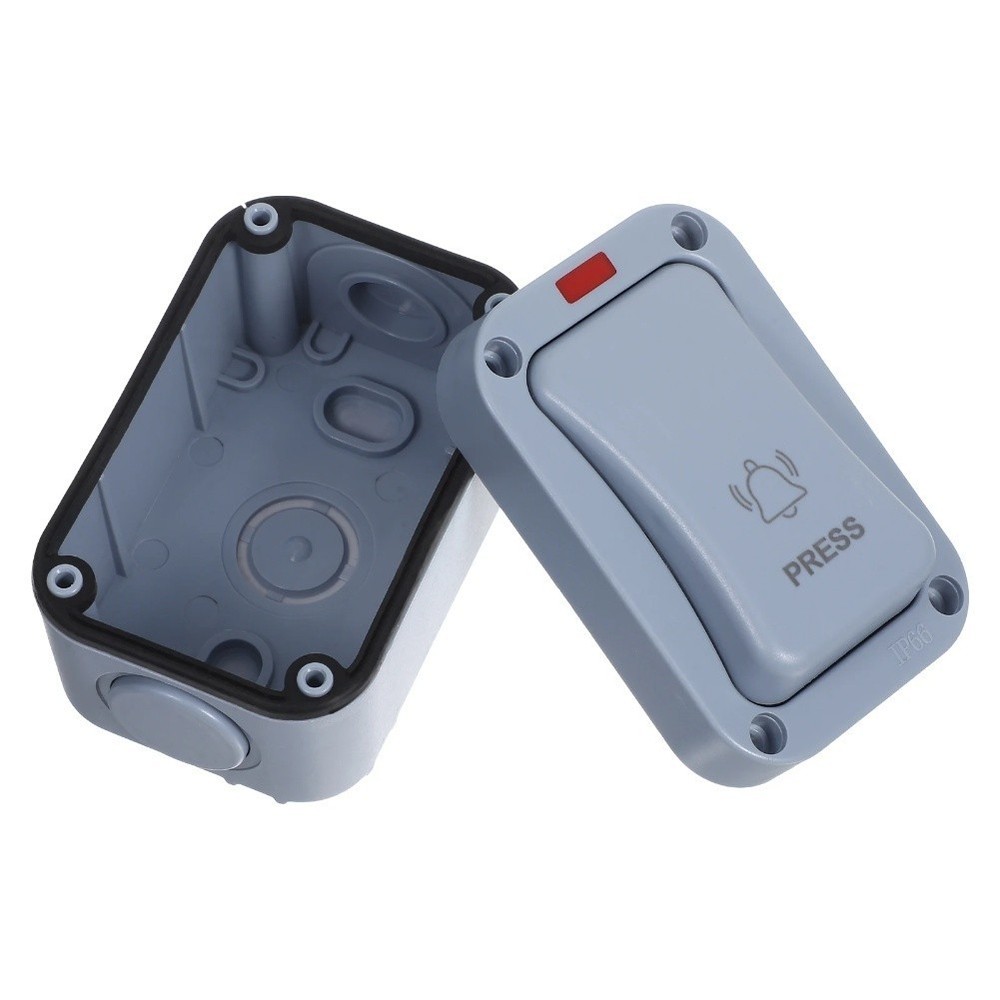 Waterproof Outdoor Doorbell Button Switch with Quick Installation Feature