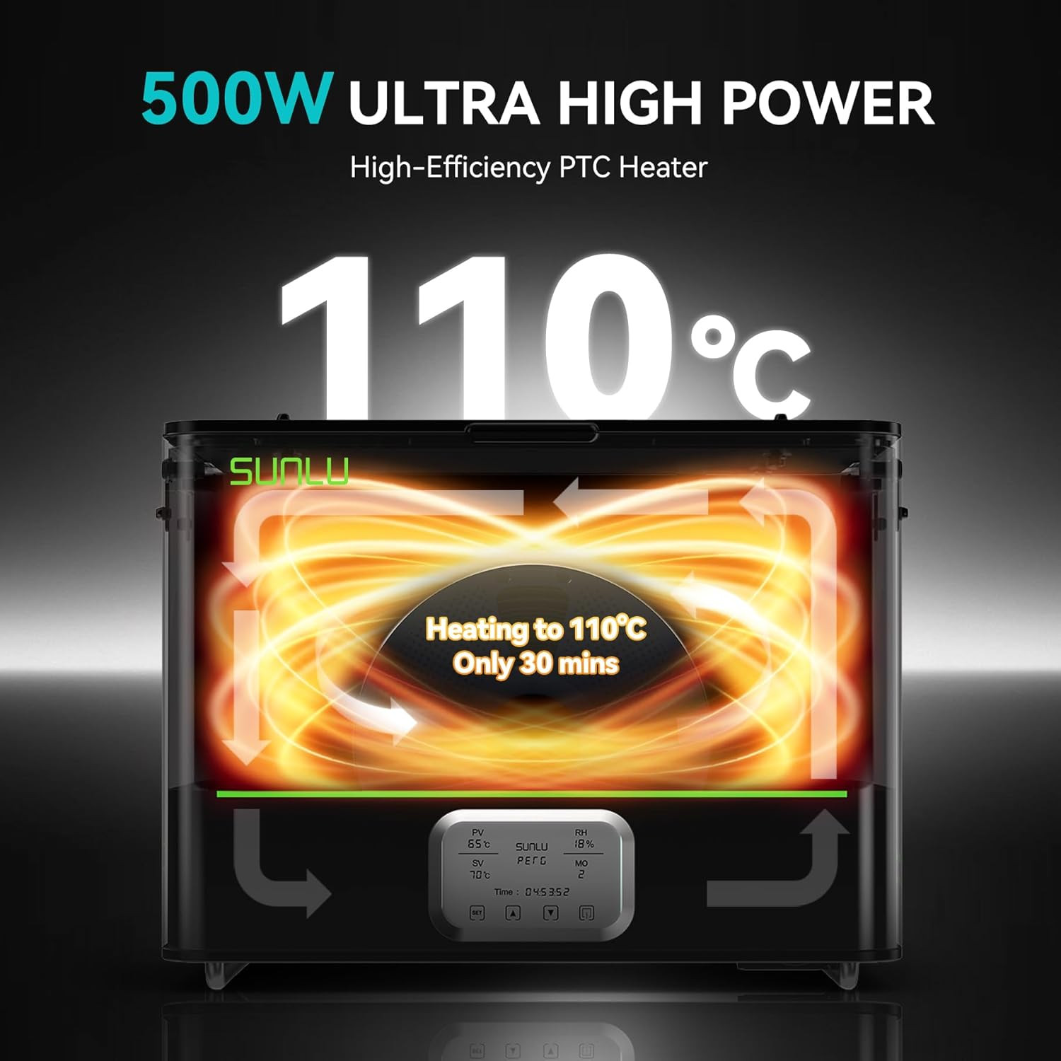 SUNLU FilaDryer E2 up to 110℃ Professional Drying Engineering Filament Dryer