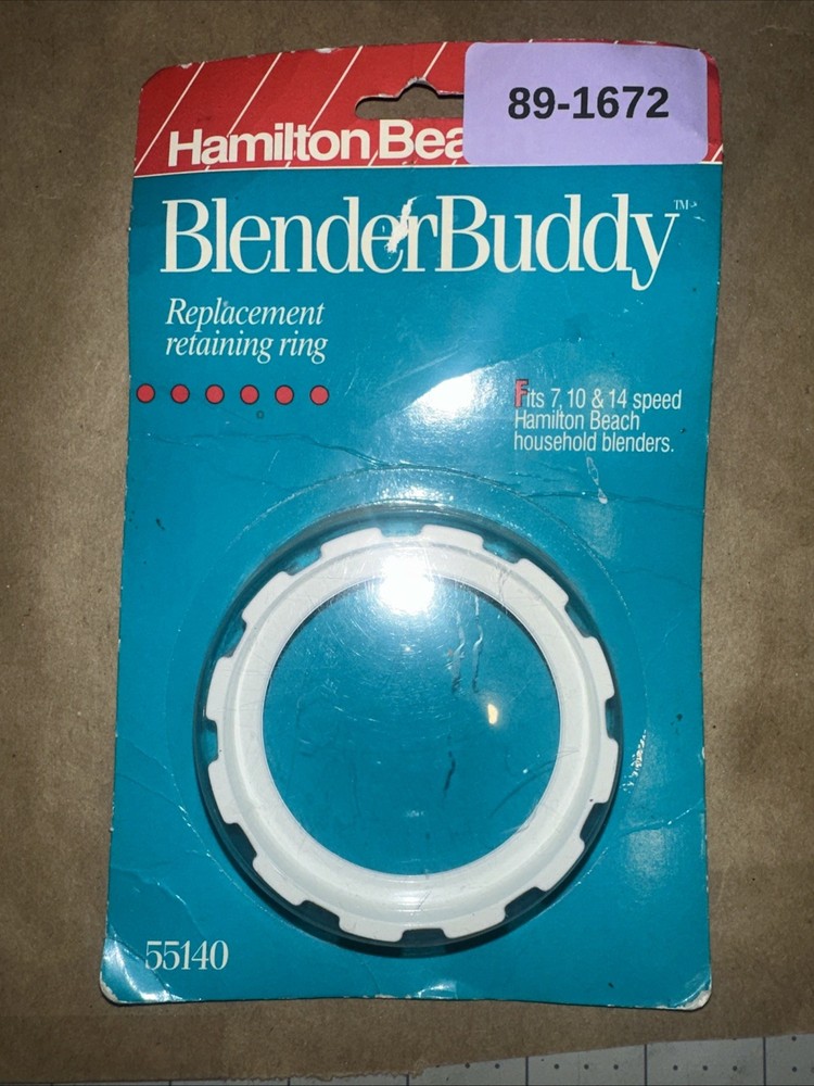 Hamilton Beach BlenderBuddy Retaining Ring 55140 White Replacement New