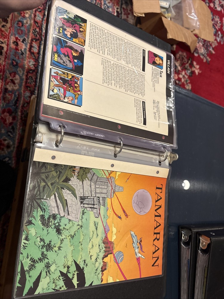 Comic Book Bio Binder