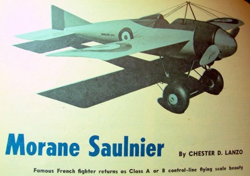 MORANE SAULNIER PLAN CONSTRUCTION ARTICLE 1 2A UC