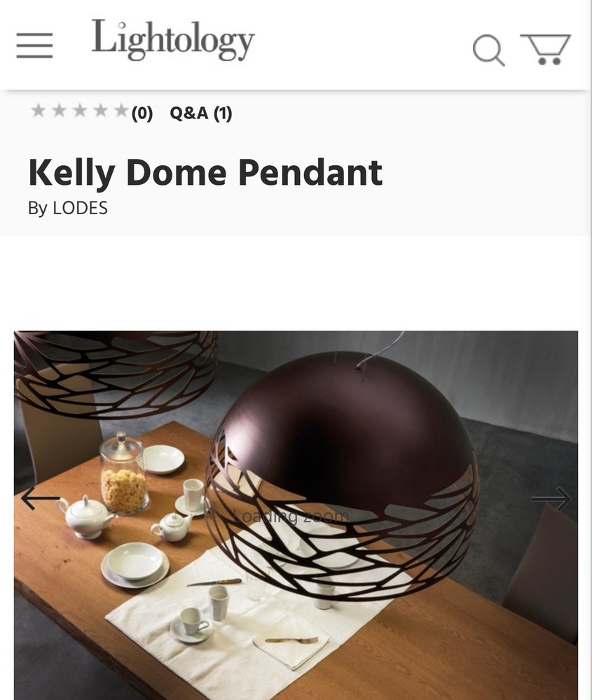 Kelly Dome Pendant