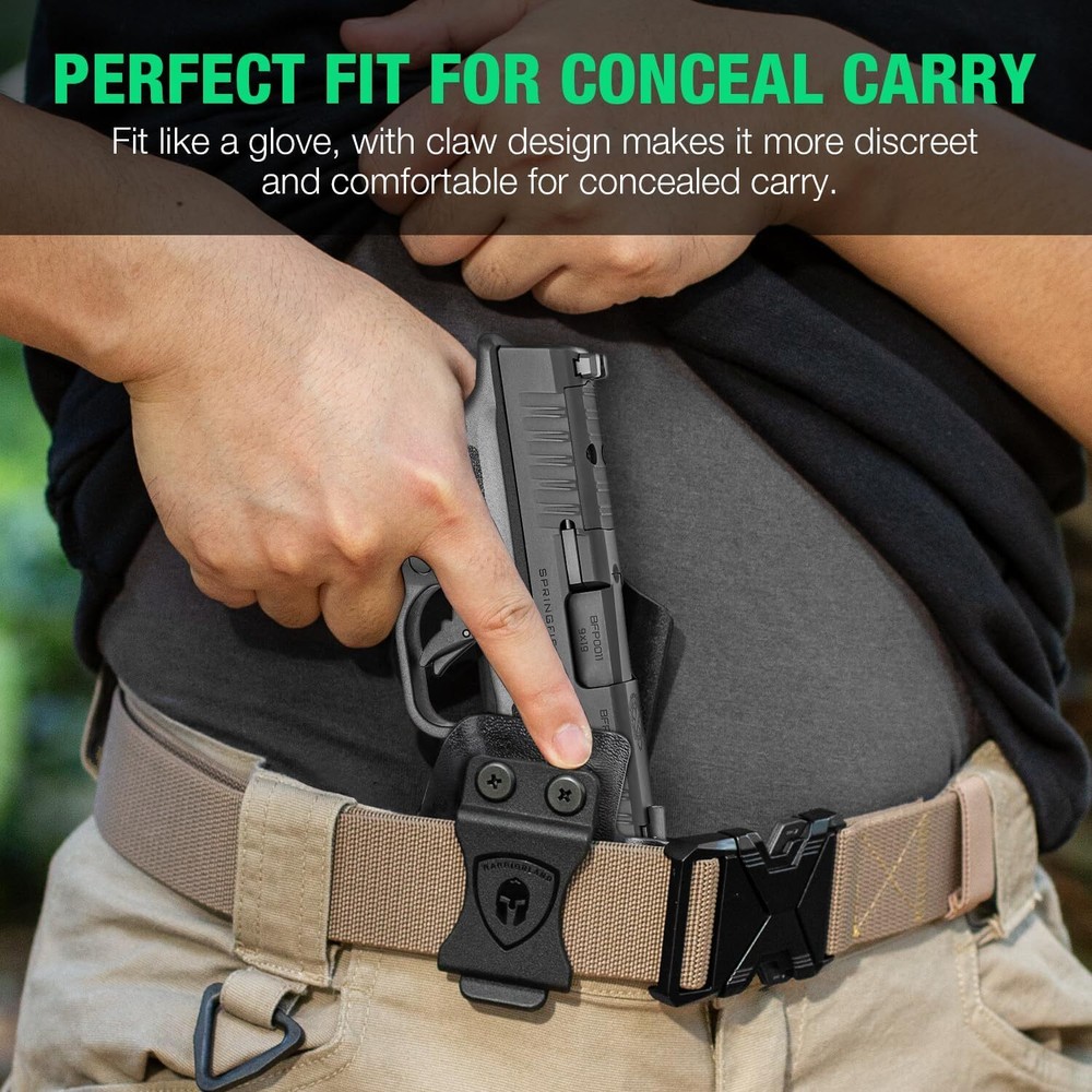 IWB Kydex Holster Optic Cut & Claw Compatible with Springfield Hellcat Pro, RH