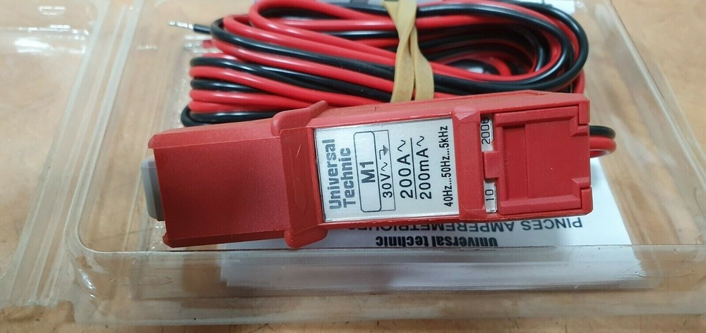 Universal Technic M1 200A / 200 mA micro clamps red