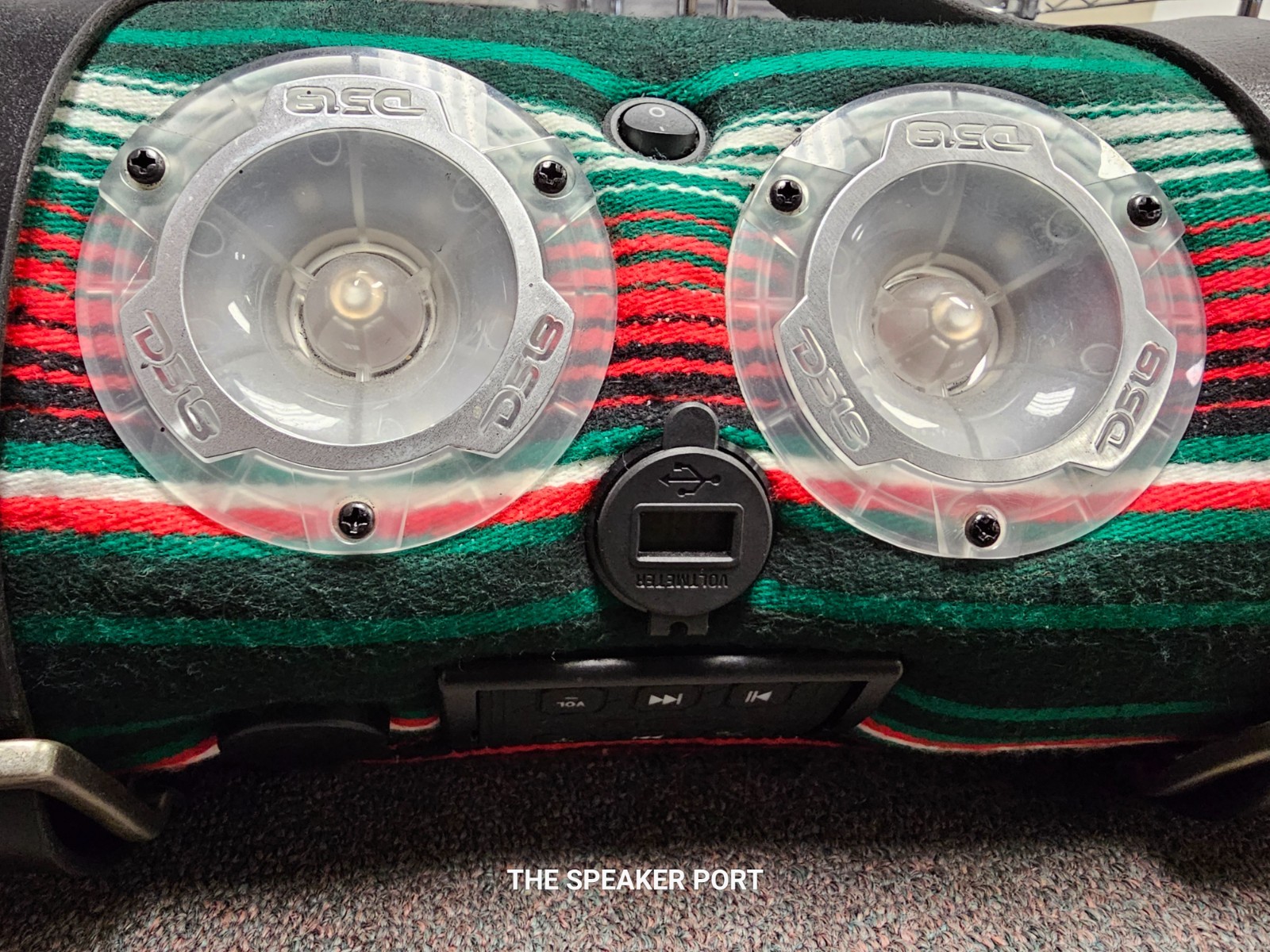 6" Bedroll - DS18 Marine Speakers, 2/2 Horn Tweeters, 1800W 4ch Amp, Bluetooth