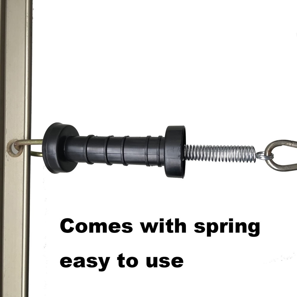 5 Pcs Plastic Electric Fence Gate Handle with Spring
