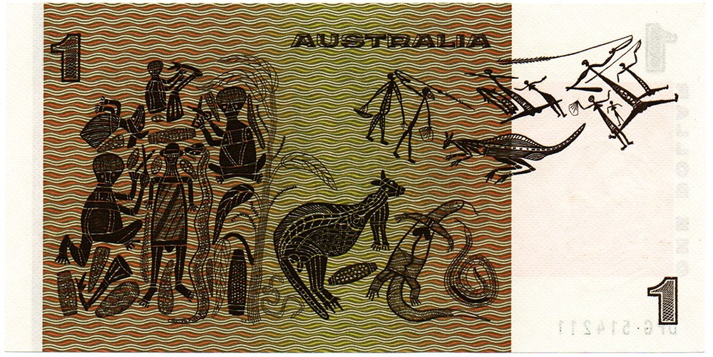 Australia QEII $1 One Dollar Gem UNC