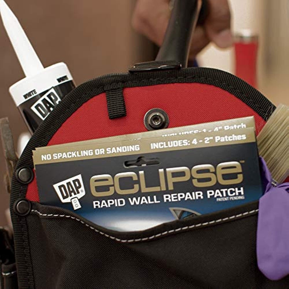 DAP 7079809161 Repair Eclipse Wall Patch, 2 Inch, Clear, 4 Pack