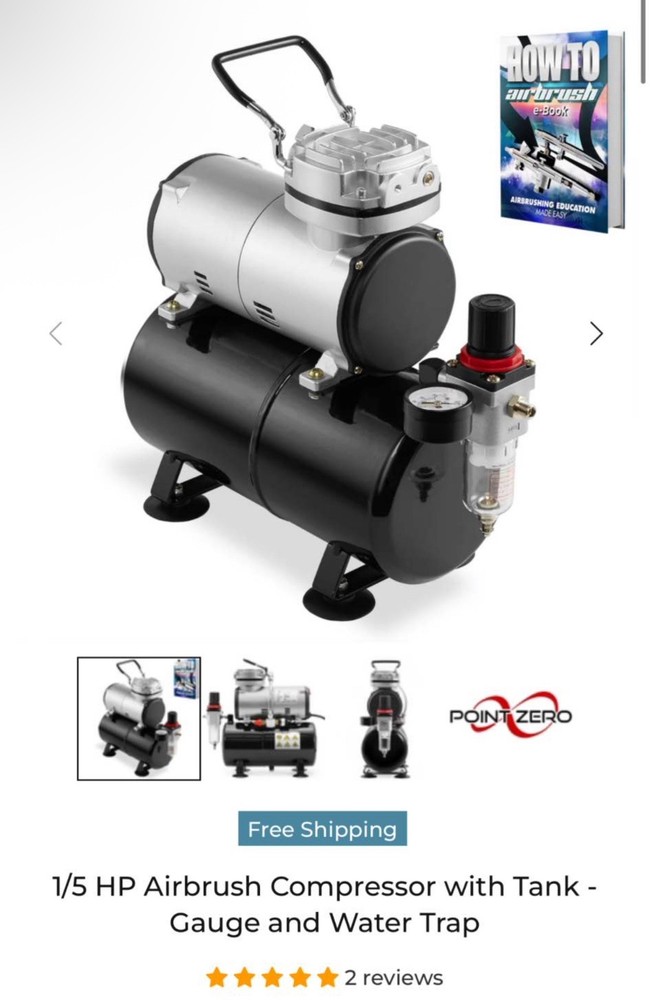 Point zero double piston air compressor