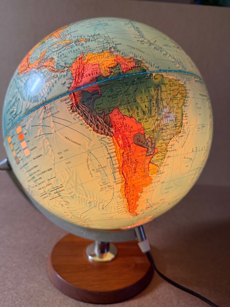 Nice Vintage Scan Globe Danish Dated 1972 Working Order