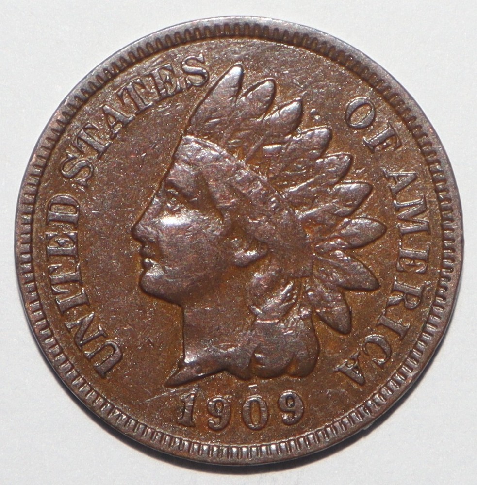 1909 Indian Head Cent VF (K181)