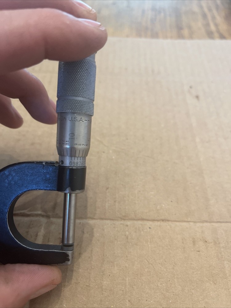 brown and sharpe micrometer 0-1”