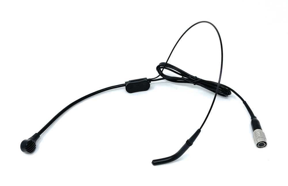 Black Headset Microphone for Audio Technica Wireless Transmitter Body-Packs