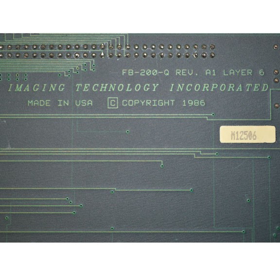Imaging Technology Inc FB-200-Q Imaging PCB Interface AMAT Rev. A1 Layer 6
