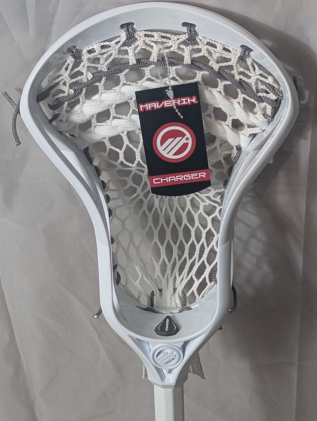 Maverik Charger 41" Youth Boys Complete Lacrosse Stick White/Gray New