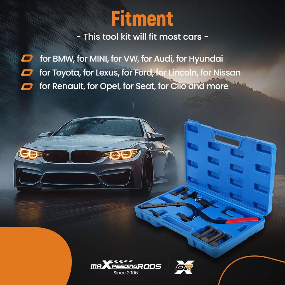 2112 Valve Spring Compressor Kit Remover &Installer Disassembling Tool for VW