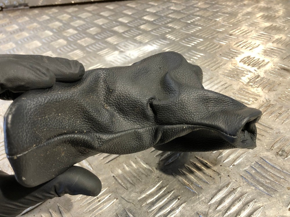 BMW E90 E91 E92 E93 3 SERIES BLACK LEATHER HANDBRAKE GAITER GAITOR